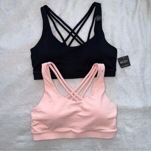 🖤🩷 Cotton On Body Strappy Sports Bra Set of 2 M NWT/NWOT